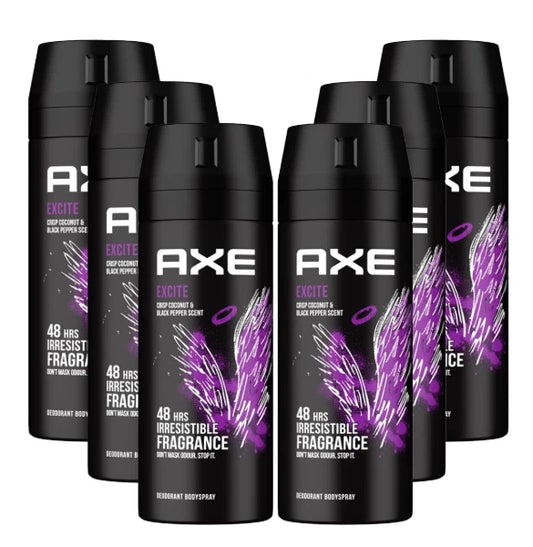 AXE Excite Deodorant Body Spray 150 ml – 6 Pack