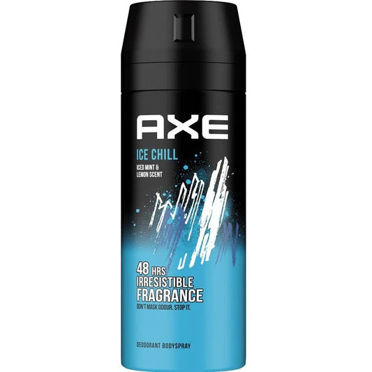 AXE Ice Chill Deodorant Body Spray 150 ml – 6 Pack | Long-Lasting Freshness